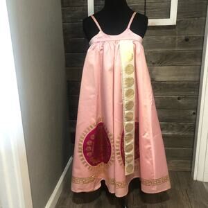 Korean Festive Folk Hanbok pink raspberry girls dress gown with jacket size 16